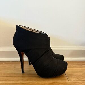 Jean-Michael Cazabat Black Ankle Booties
